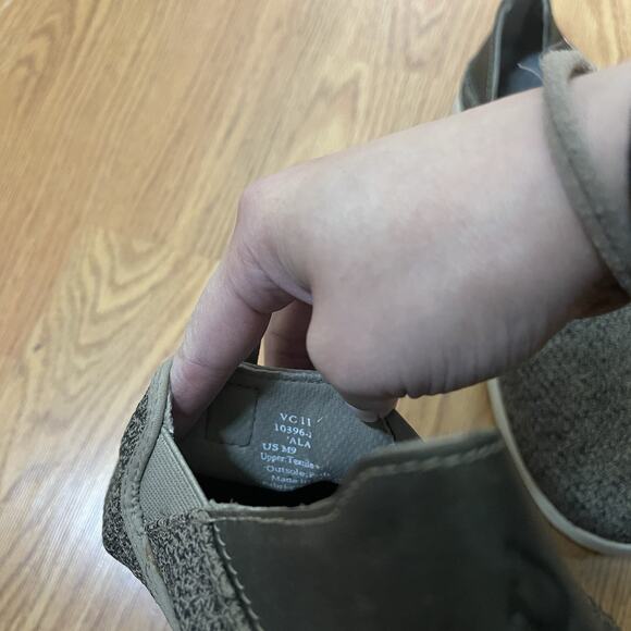 OluKai Alapa Mustang/Dusty Olive knit slip on shoes men size 9 - Picture 3 of 6